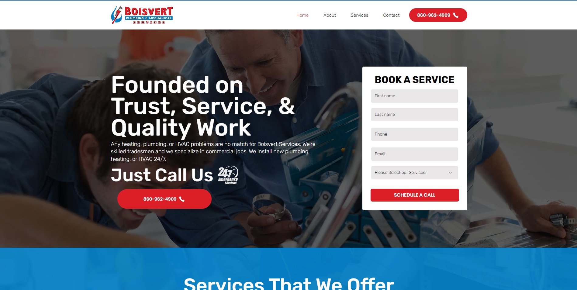 Plumbing service